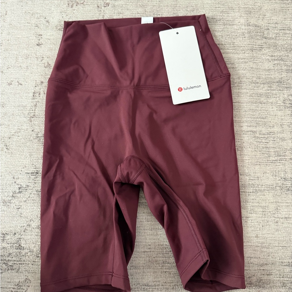 lululemon athletica Women's Deep Maroon Bike Shorts
